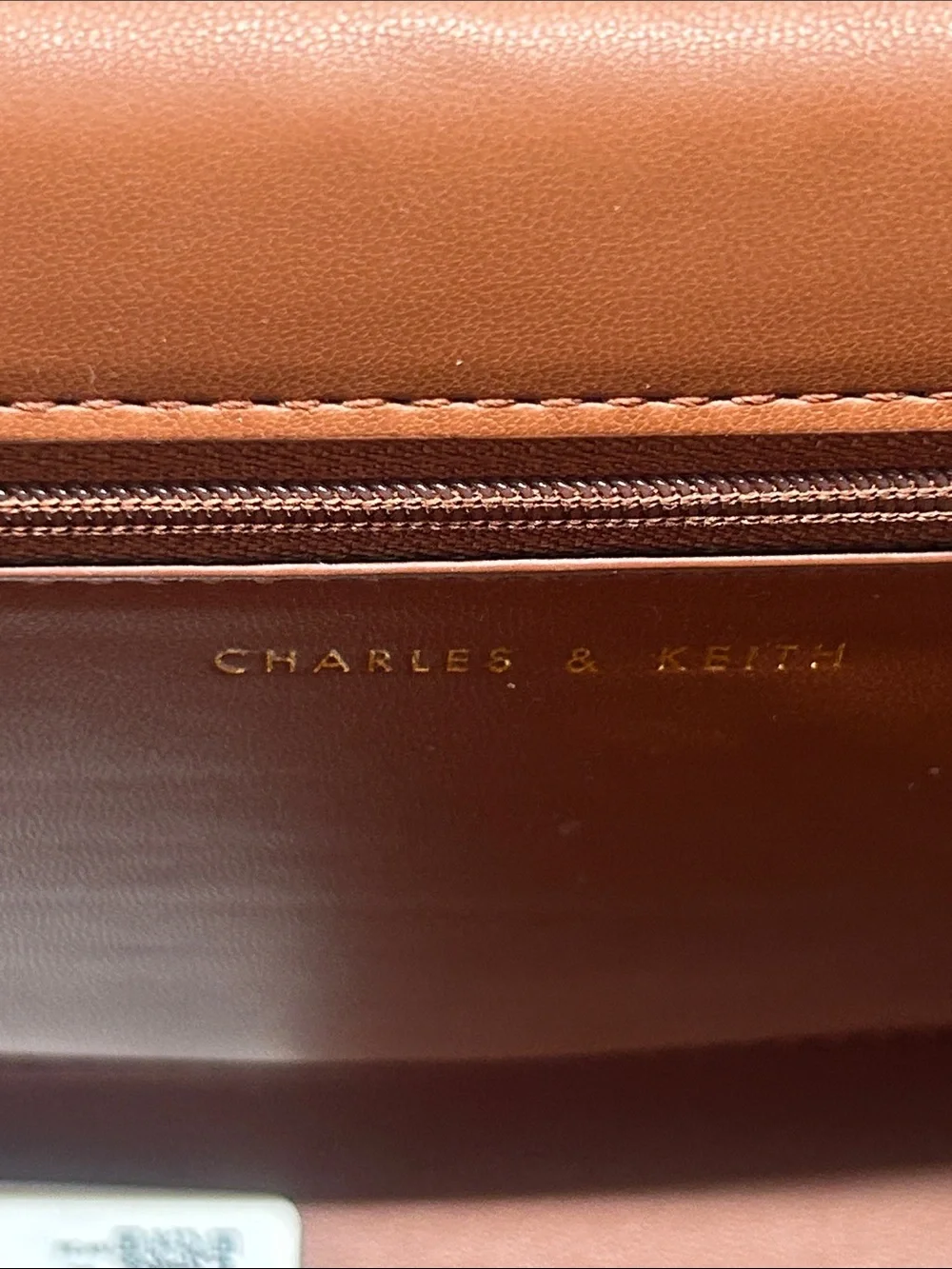 Charles & Keith NWT Luxurious Chocolate Brown Leather Shoulder Bag 🌸🌸